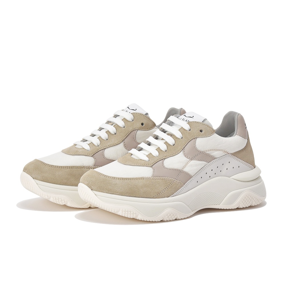 VOILE BLANCHE ボイルブランシェ FRESH スエード・テクニカルファブリック スニーカー 2017705/02-3D08 BEIGE