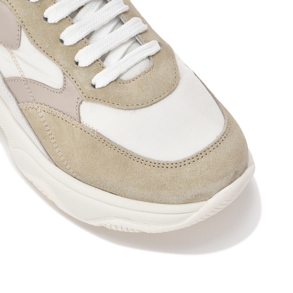 VOILE BLANCHE ボイルブランシェ FRESH スエード・テクニカルファブリック スニーカー 2017705/02-3D08 BEIGE