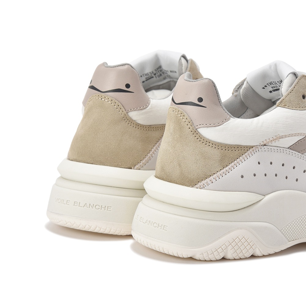 VOILE BLANCHE ボイルブランシェ FRESH スエード・テクニカルファブリック スニーカー 2017705/02-3D08 BEIGE