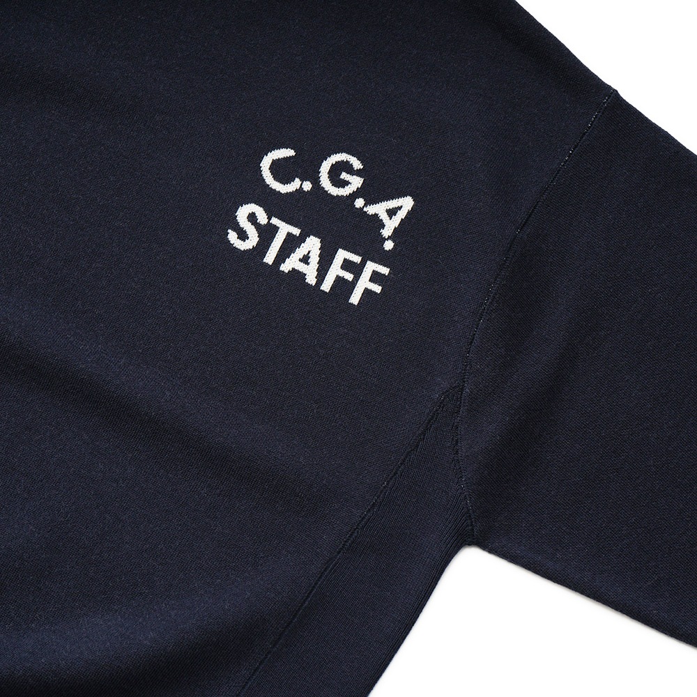 St.Johns 3rd club セント ジョンズ サード クラブ  C.G.A プルオーバー ニット  SJ23-015 NAVY×OFF WHITE