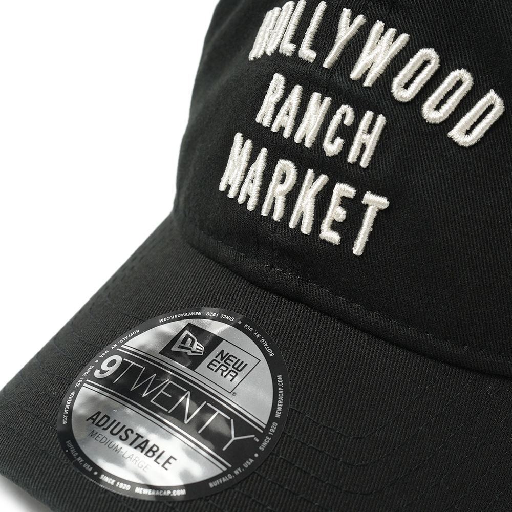 HOLLYWOOD RANCH MARKET ハリウッドランチマーケット NEW ERA×HRM ９TWENTY WINDOW SIGN ロゴキャップ 1015823 BLACK