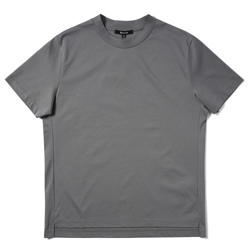 REVENIR リブニール HIGH GAUGE COTTON JERSEY CREW S/S ハイゲージコットン クルーネック Tシャツ GRAY