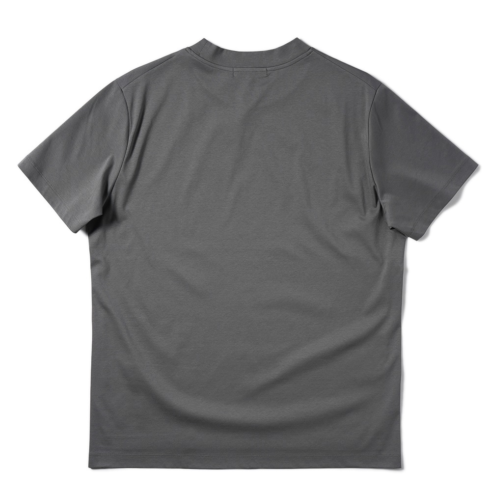 REVENIR リブニール HIGH GAUGE COTTON JERSEY CREW S/S ハイゲージコットン クルーネック Tシャツ GRAY