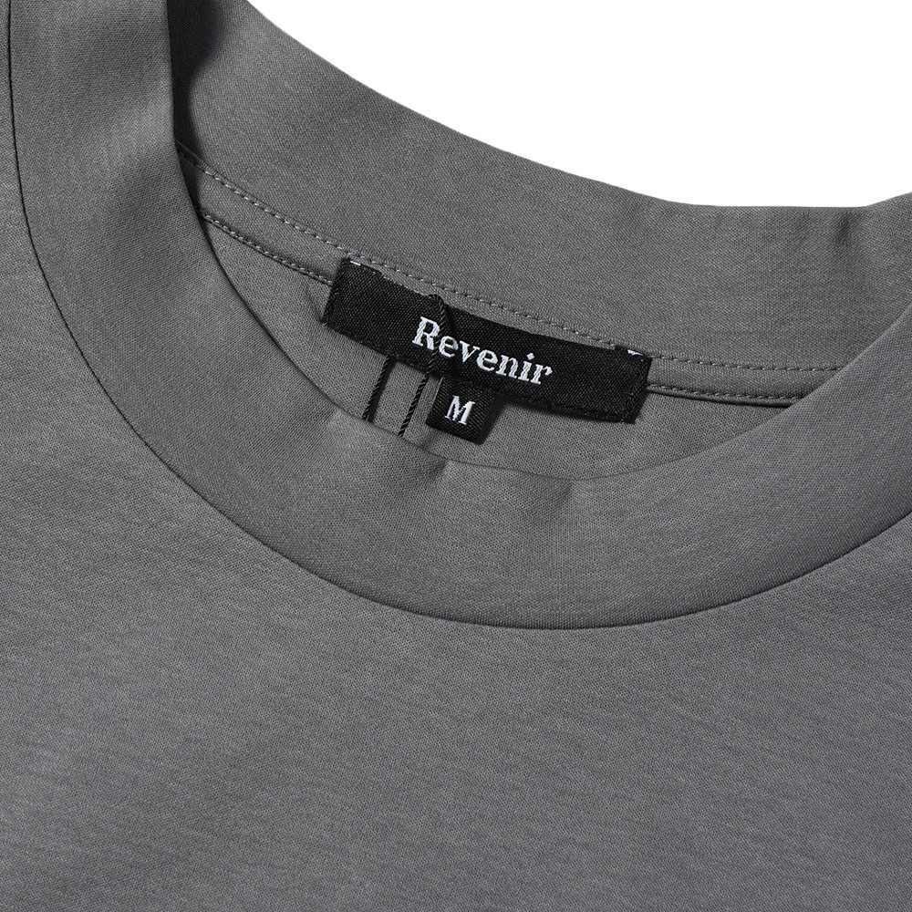 REVENIR リブニール HIGH GAUGE COTTON JERSEY CREW S/S ハイゲージコットン クルーネック Tシャツ GRAY