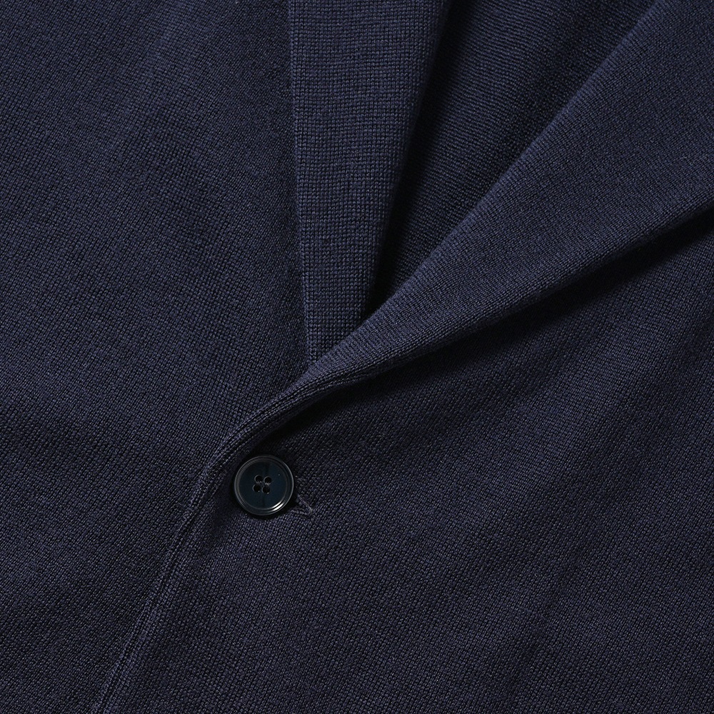 Finjack フィンジャック GIACCA 2 SPACCHI ウールストレッチ ニットテーラードジャケット FGM2-LANA NAVY