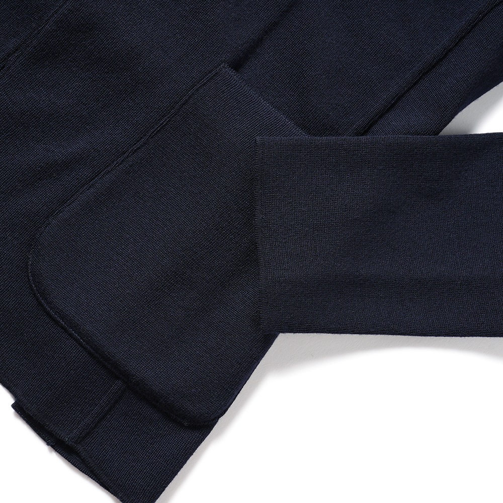 Finjack フィンジャック GIACCA 2 SPACCHI ウールストレッチ ニットテーラードジャケット FGM2-LANA NAVY