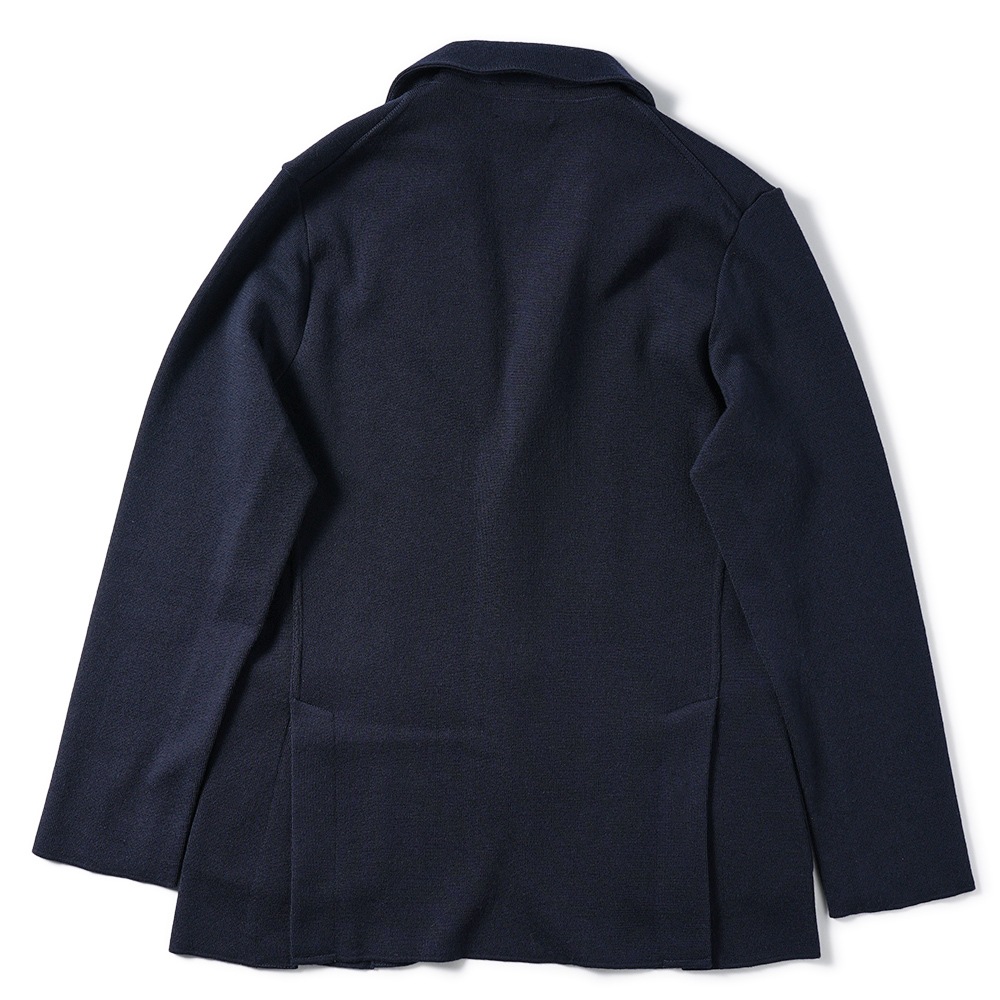 Finjack フィンジャック GIACCA 2 SPACCHI ウールストレッチ ニットテーラードジャケット FGM2-LANA NAVY