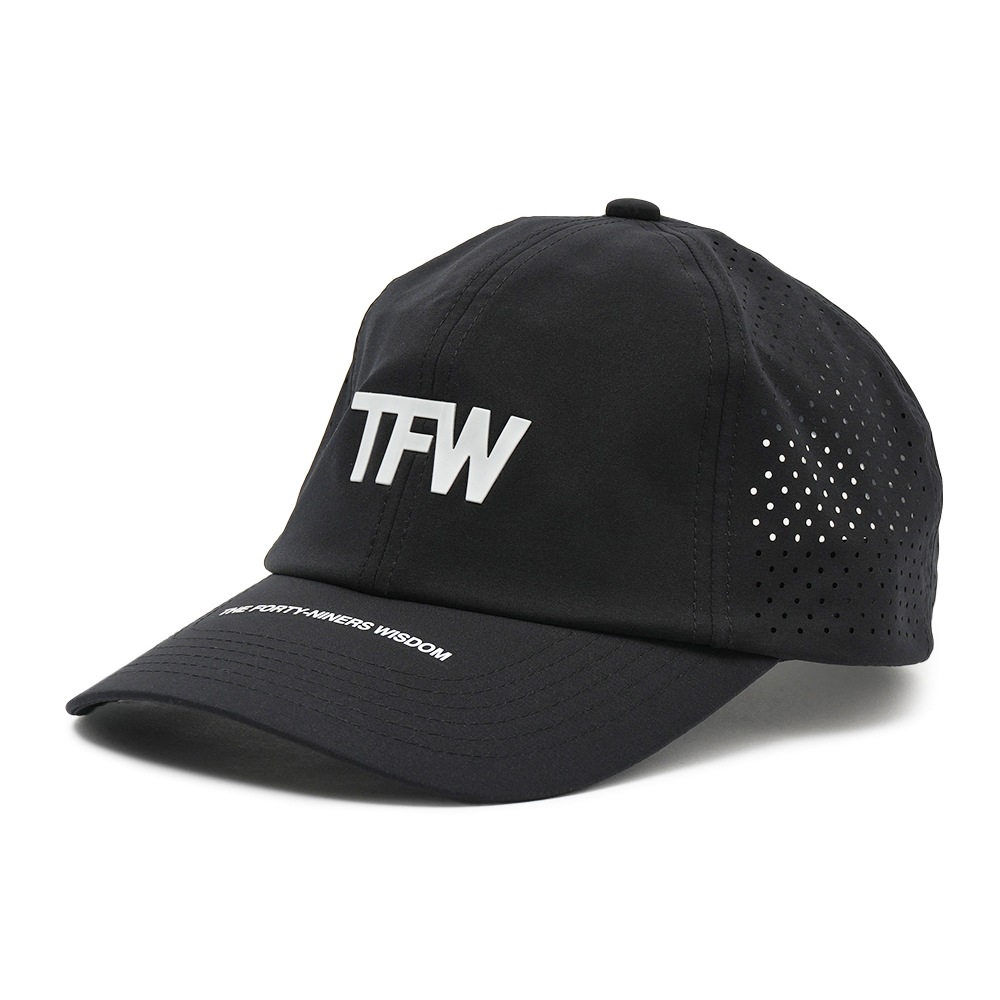 TFW49 ティーエフダブリュー49 PUNCHING MESH 6PANEL CAP パンチングメッシュ 6パネルキャップ T132420010 BLACK