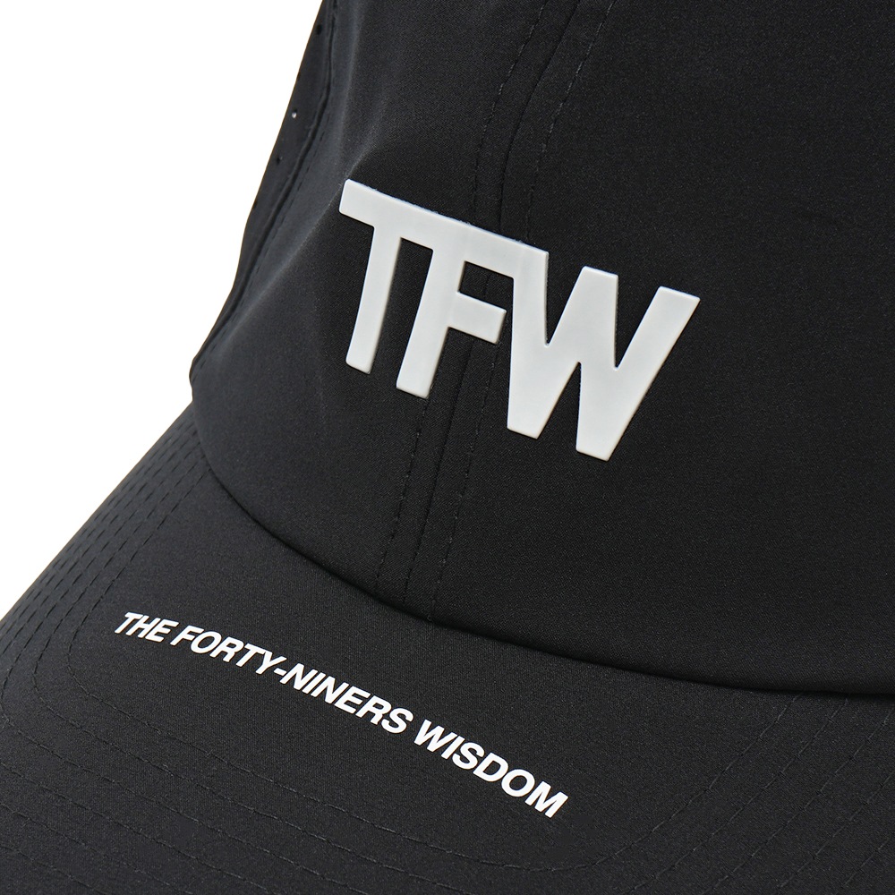 TFW49 ティーエフダブリュー49 PUNCHING MESH 6PANEL CAP パンチングメッシュ 6パネルキャップ T132420010 BLACK