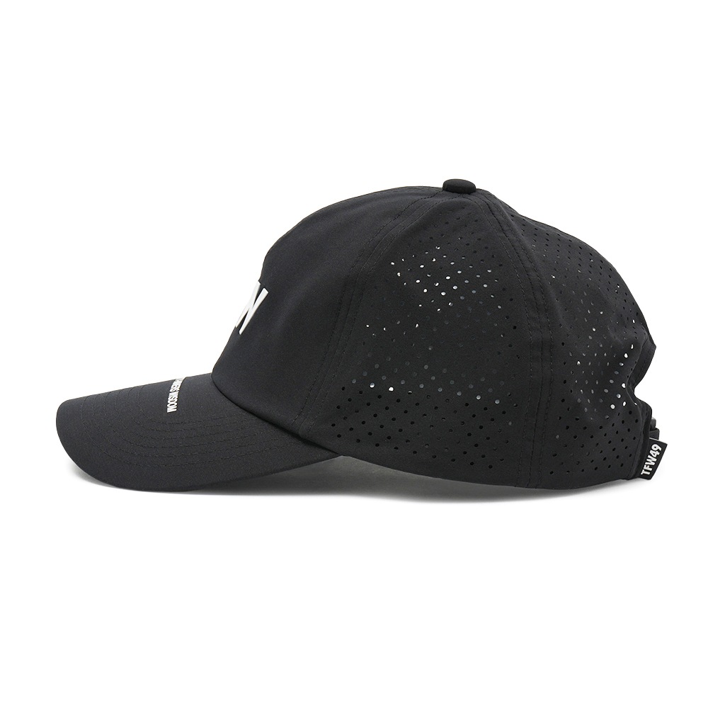 TFW49 ティーエフダブリュー49 PUNCHING MESH 6PANEL CAP パンチングメッシュ 6パネルキャップ T132420010 BLACK