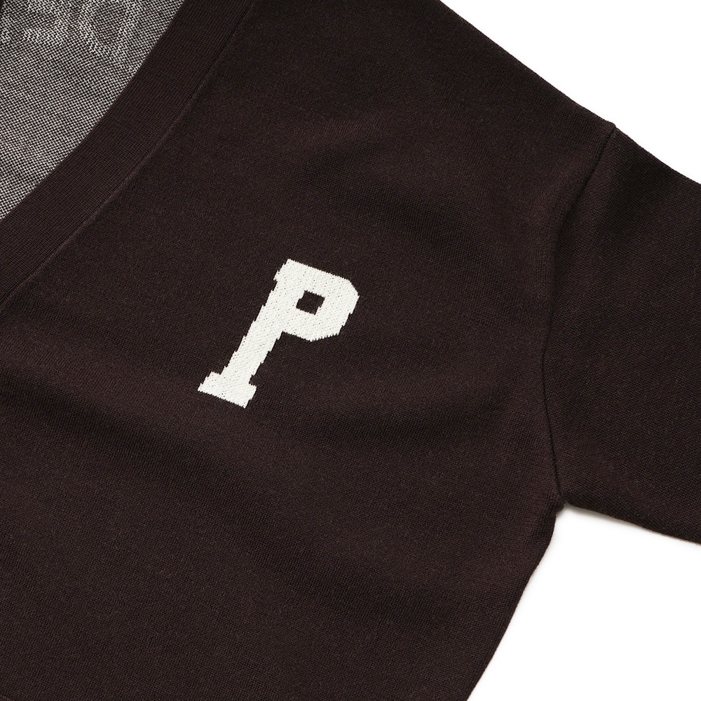 St.Johns 3rd club セント ジョンズ サード クラブ PHILADELPHIA ニット カーディガン SJ23-012 BROWN×OFF WHITE