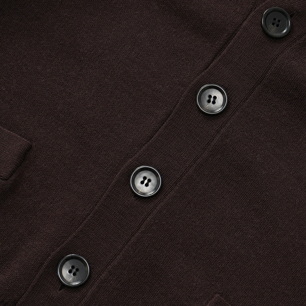 St.Johns 3rd club セント ジョンズ サード クラブ PHILADELPHIA ニット カーディガン SJ23-012 BROWN×OFF WHITE