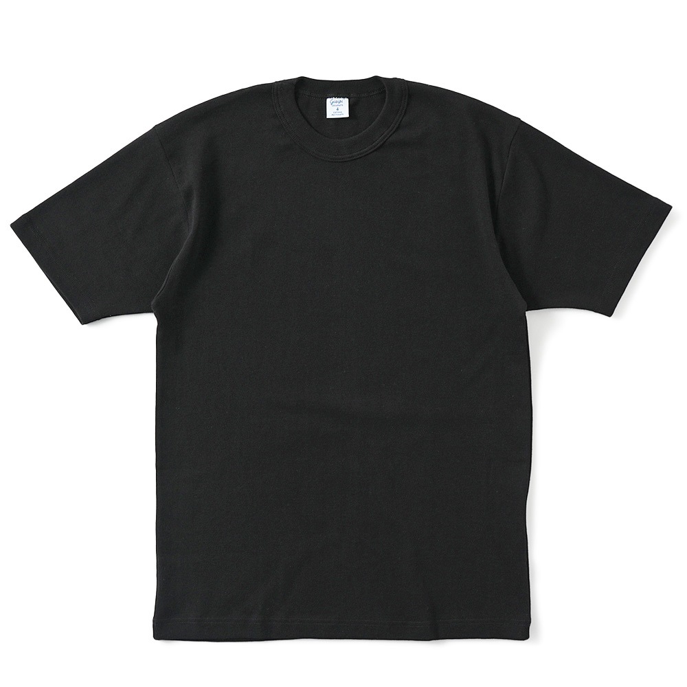 GICIPI ジチピ 2501P GRONGO COSTINA 1×1 グローンゴ クルーネック ベーシックフィット 半袖カットソー NERO
