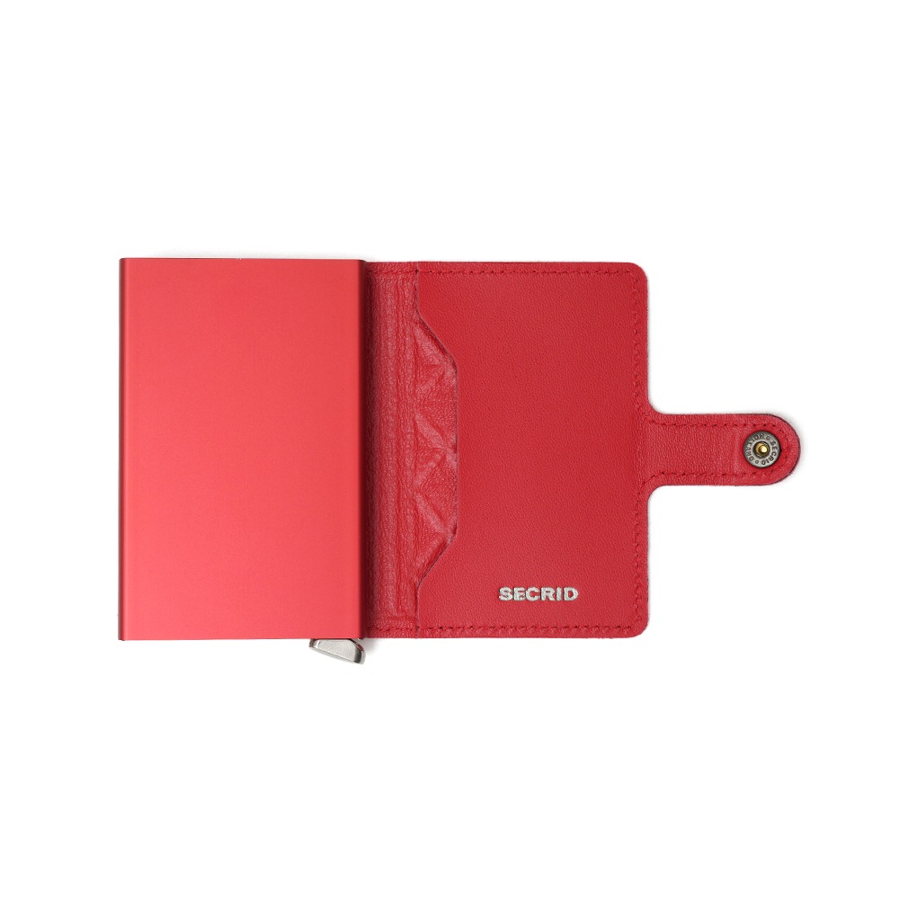 SECRID セクリッド PREMIUM MINIWALLET EMBOSS DIAMOND ミニウォレット RED