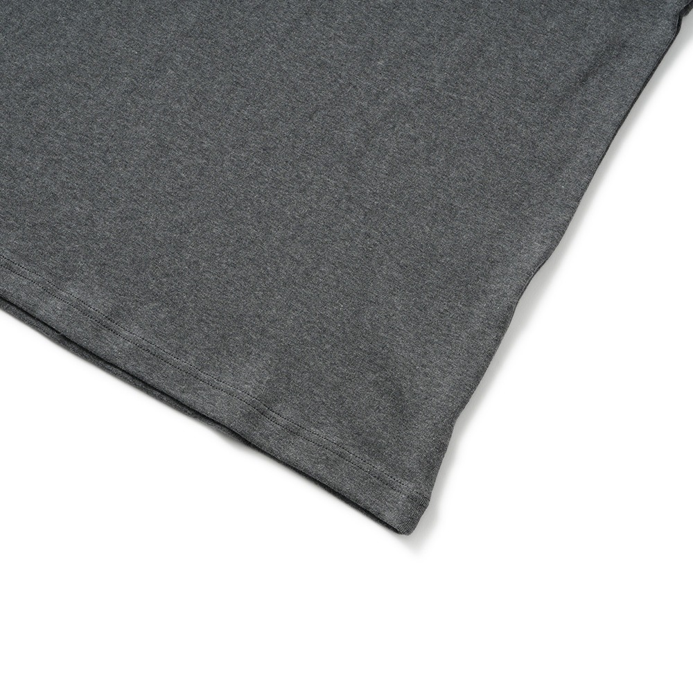 GICIPI ジチピ 2501P GRONGO COSTINA 1×1 グローンゴ クルーネック ベーシックフィット 半袖カットソー CARBON