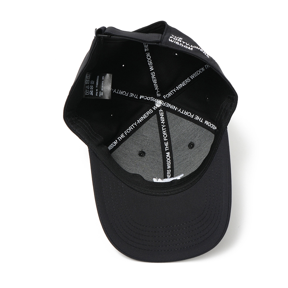 TFW49 ティーエフダブリュー49 TFW49 6PANEL CAP 6パネルキャップ T132520026 BLACK