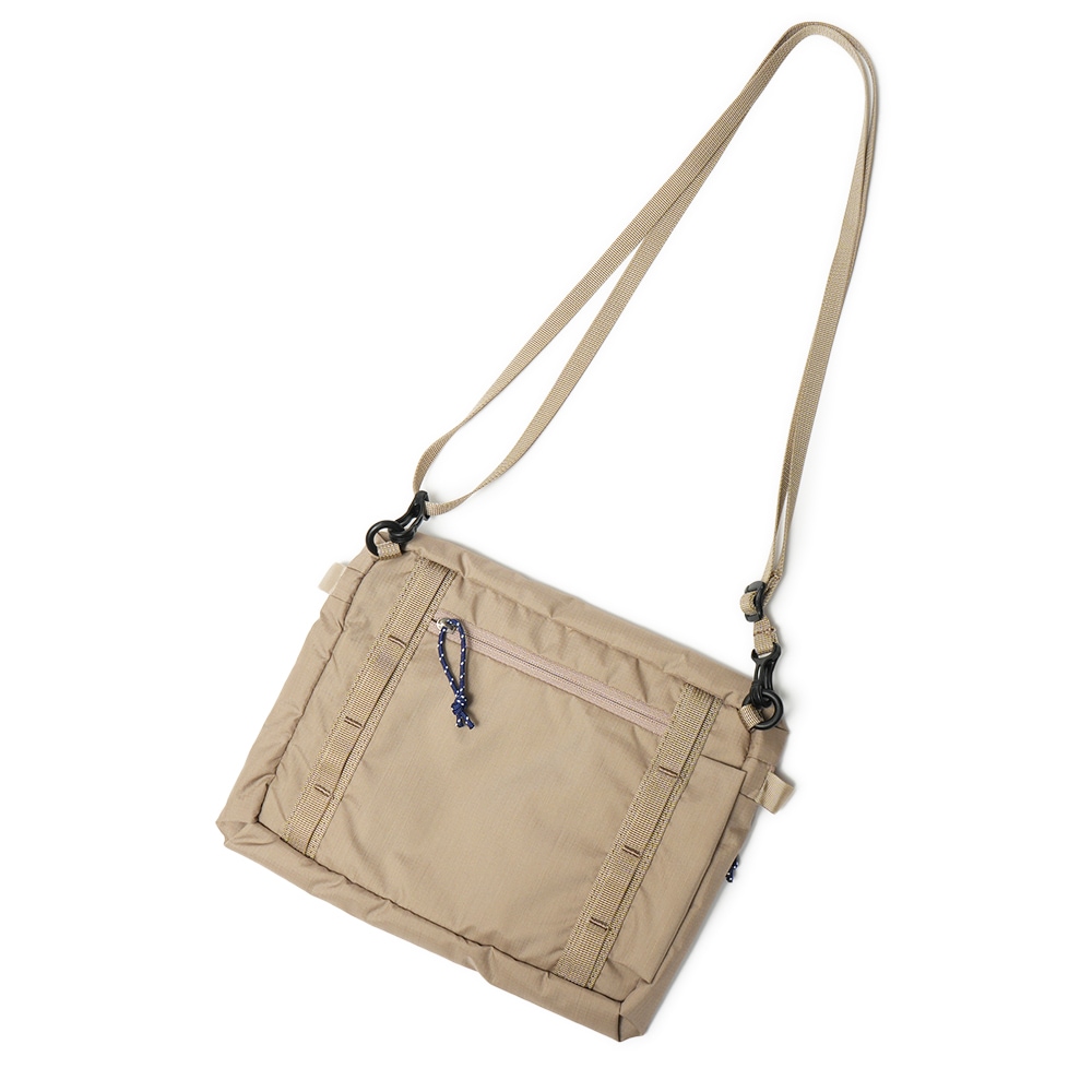 BACH バッハ CHEST POCKET CODURA リップストップナイロン 2way ショルダーバッグ SAND BEIGE