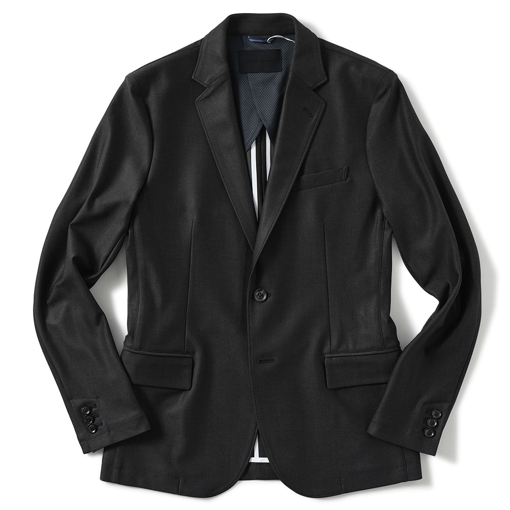junhashimoto ジュンハシモト JERSEY JACKET -USO TWILL- ジャージジャケット 1032510004 BLACK