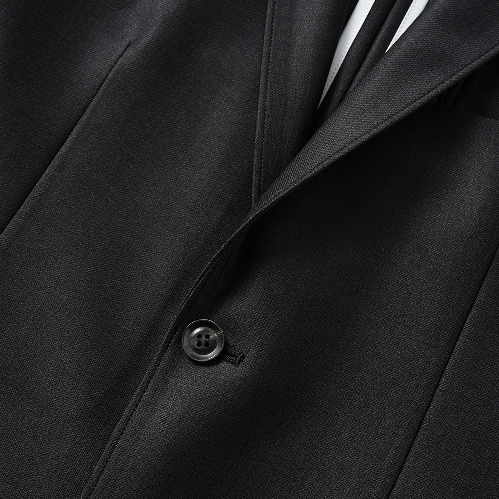 junhashimoto ジュンハシモト JERSEY JACKET -USO TWILL- ジャージジャケット 1032510004 BLACK