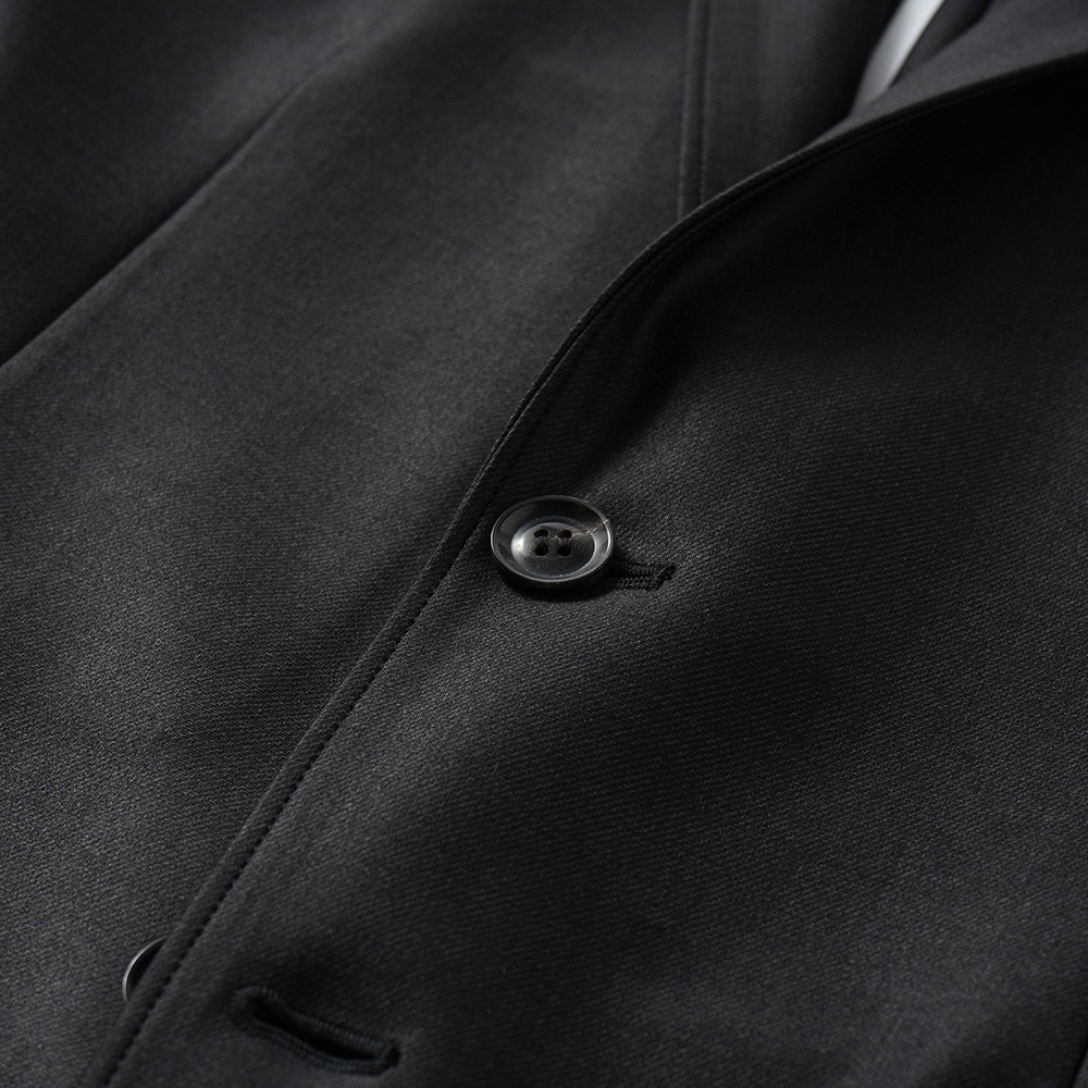 junhashimoto ジュンハシモト JERSEY JACKET -USO TWILL- ジャージジャケット 1032510004 BLACK