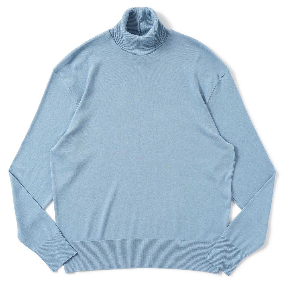 GICIPI ジチピ 2502A TIGRE Cotone Soft ティーグレ タートルネック リラックスフィット ニットソー Lazio