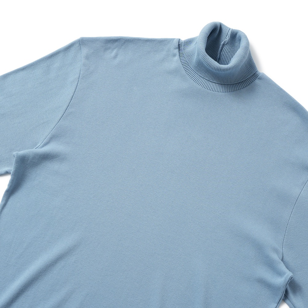 GICIPI ジチピ 2502A TIGRE Cotone Soft ティーグレ タートルネック リラックスフィット ニットソー Lazio