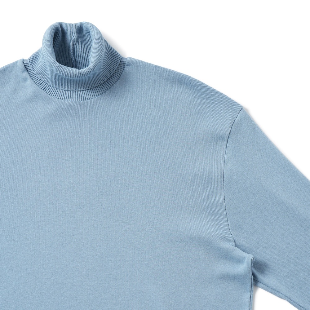 GICIPI ジチピ 2502A TIGRE Cotone Soft ティーグレ タートルネック リラックスフィット ニットソー Lazio