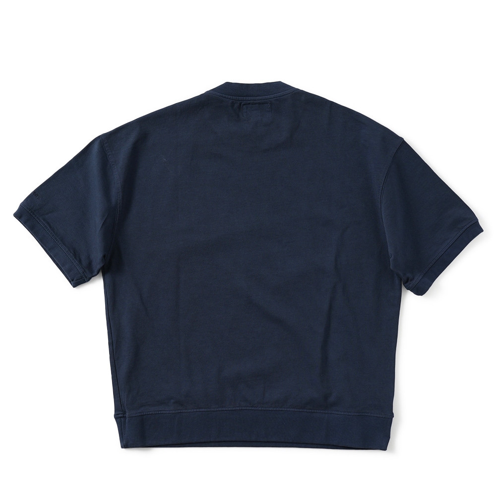 ROY ROGER'S ロイ ロジャース T-SHIRT S/S JP MAN ヘビージャージ コットンガーメントダイ ショートスリーブ NAVY