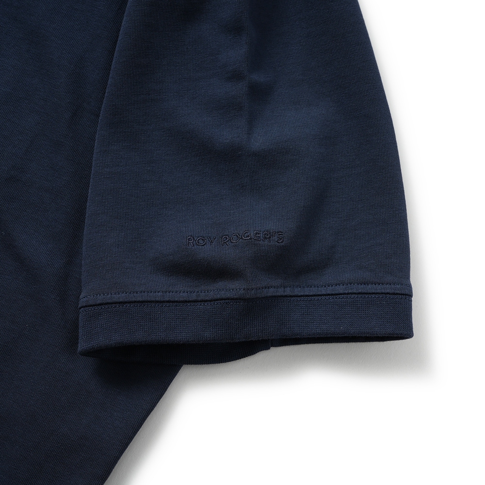 ROY ROGER'S ロイ ロジャース T-SHIRT S/S JP MAN ヘビージャージ コットンガーメントダイ ショートスリーブ NAVY