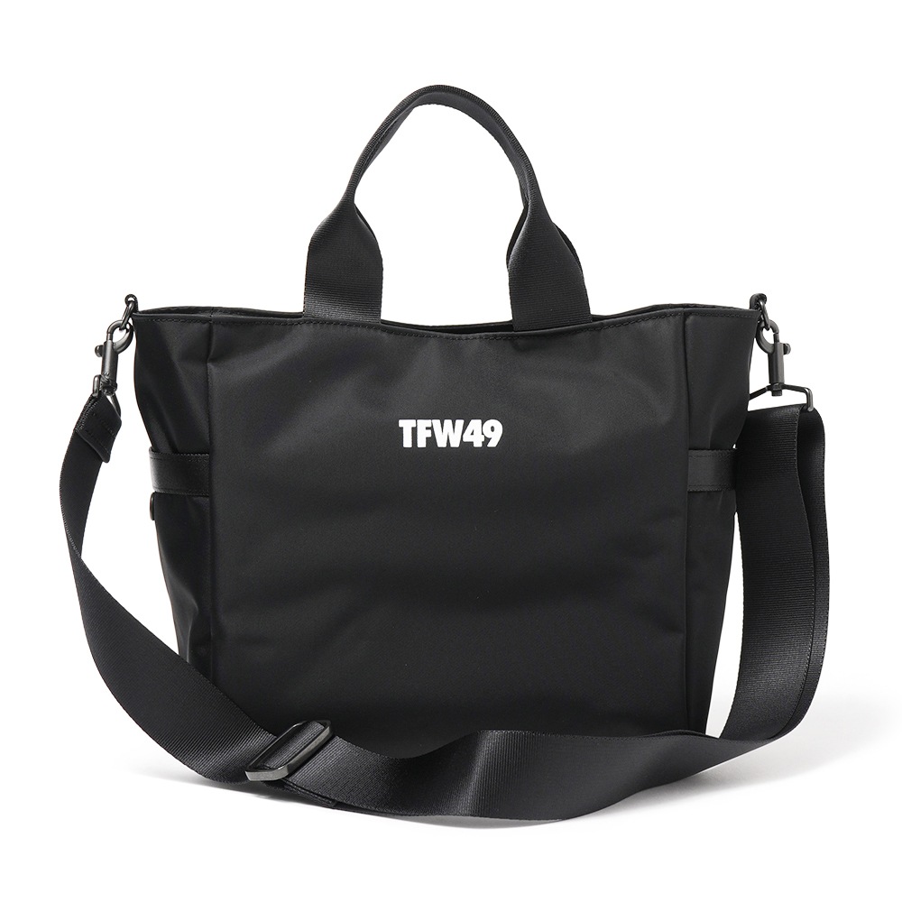 TFW49 ティーエフダブリュー49 NYLON ROUND BAG ナイロン ラウンド バッグ T132610024 BLACK