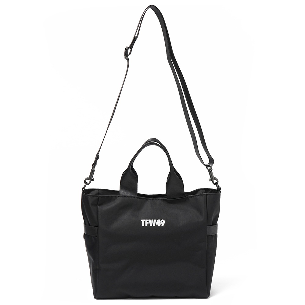 TFW49 ティーエフダブリュー49 NYLON ROUND BAG ナイロン ラウンド バッグ T132610024 BLACK