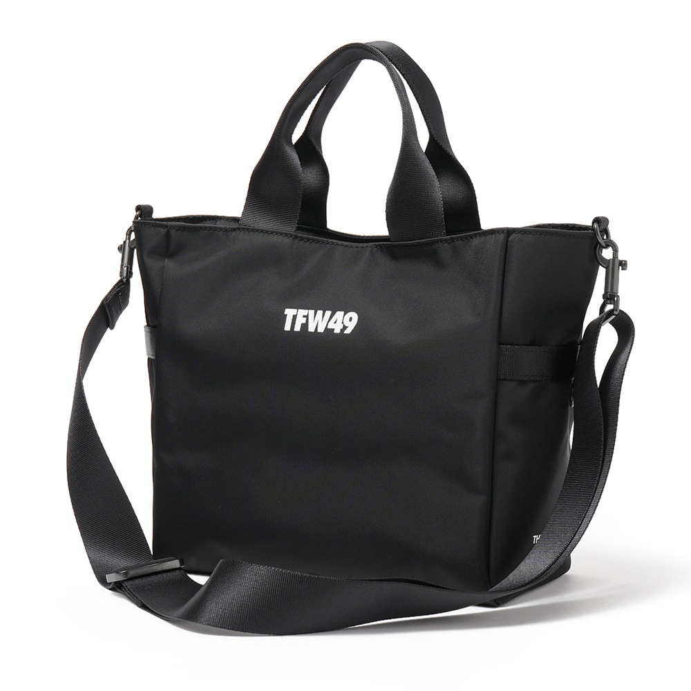 TFW49 ティーエフダブリュー49 NYLON ROUND BAG ナイロン ラウンド バッグ T132610024 BLACK