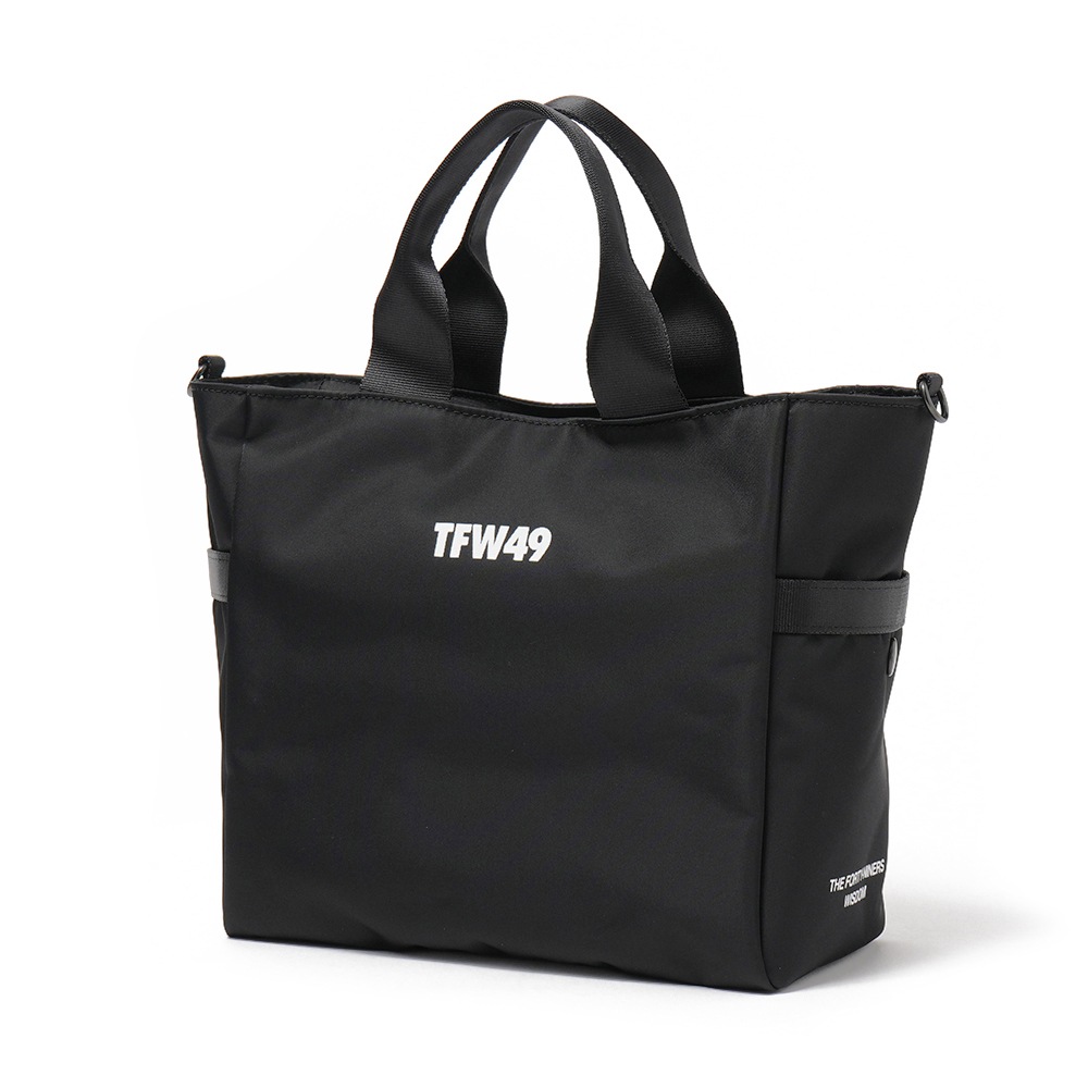 TFW49 ティーエフダブリュー49 NYLON ROUND BAG ナイロン ラウンド バッグ T132610024 BLACK