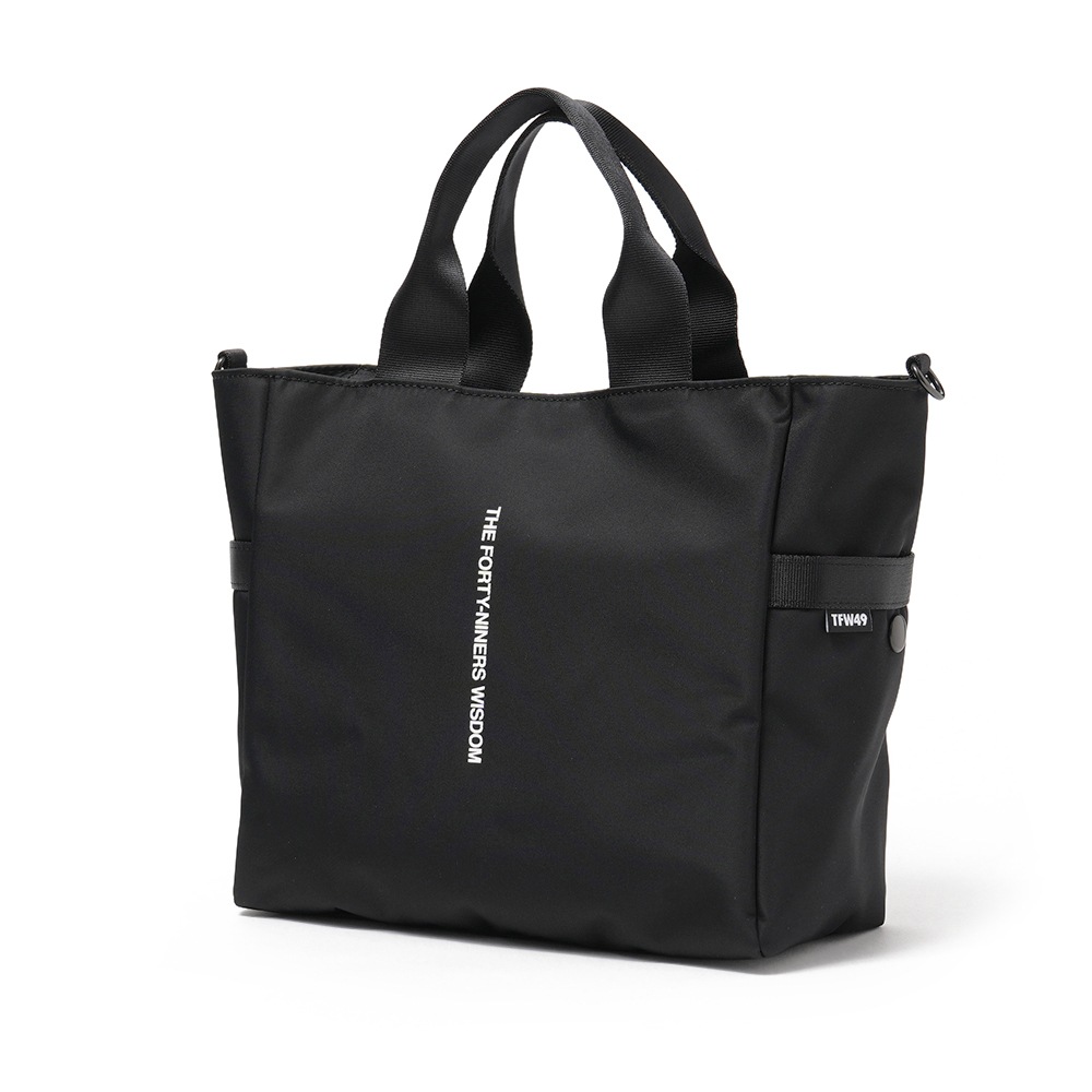 TFW49 ティーエフダブリュー49 NYLON ROUND BAG ナイロン ラウンド バッグ T132610024 BLACK