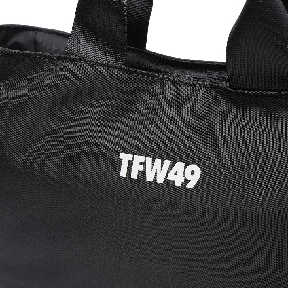 TFW49 ティーエフダブリュー49 NYLON ROUND BAG ナイロン ラウンド バッグ T132610024 BLACK