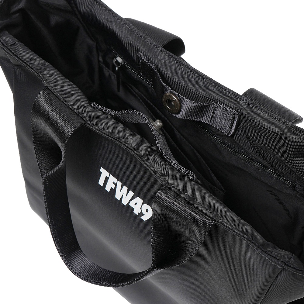 TFW49 ティーエフダブリュー49 NYLON ROUND BAG ナイロン ラウンド バッグ T132610024 BLACK