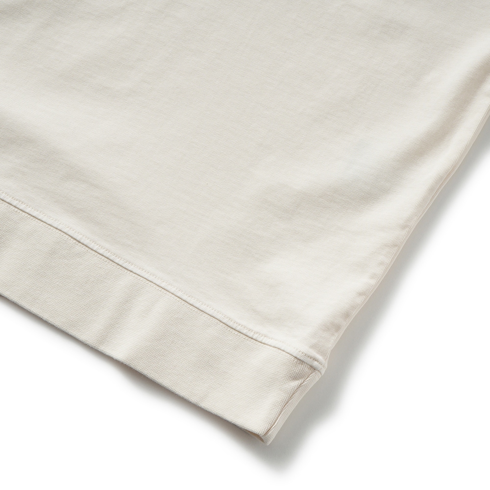 ROY ROGER'S ロイ ロジャース T-SHIRT S/S JP MAN ヘビージャージ コットンガーメントダイ ショートスリーブ OFF WHITE