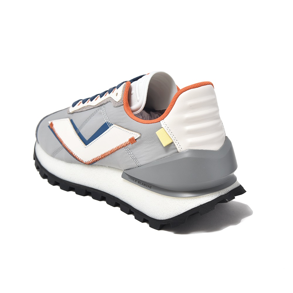 VOILE BLANCHE ボイルブランシェ QWARK SPUR 2 MAN スエード・レザー・ナイロン スニーカー GRAY