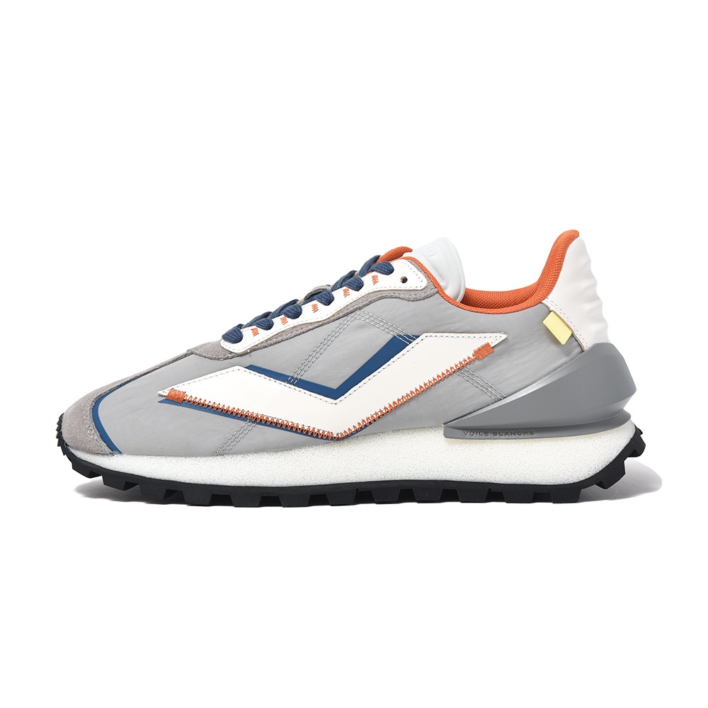 VOILE BLANCHE ボイルブランシェ QWARK SPUR 2 MAN スエード・レザー・ナイロン スニーカー GRAY