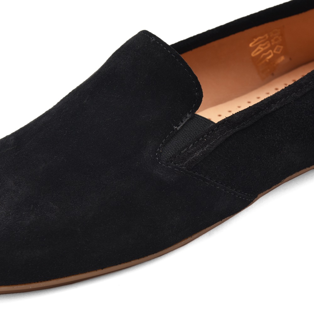 RIVIERAS リヴィエラ JAZZ SUEDE スエードスリッポンシューズ BLACK