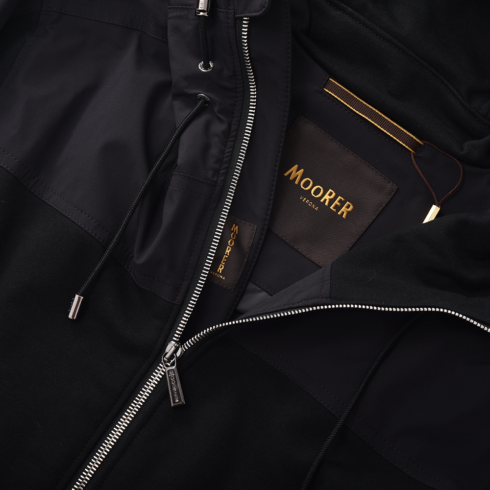 MOORER ムーレー ISOZAKI-KNF ストレッチナイロン×スウェット