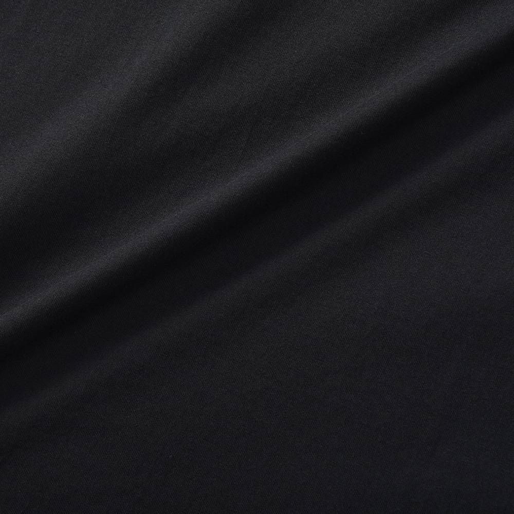 GICIPI ジチピ 2305P CANOCCHIA カノーッキア クルーネックリラックスフィット 9分袖 Tシャツ BLACK