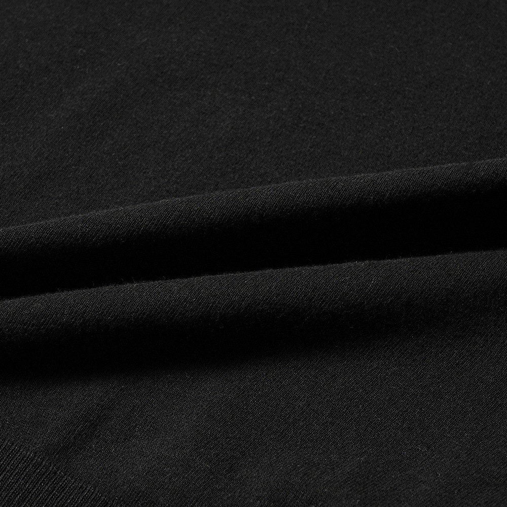 GICIPI ジチピ 2420P ARGENTO COTONE SOFT アルジェーント コトーネソフト クルーネック 5分袖ニットソー  BLACK