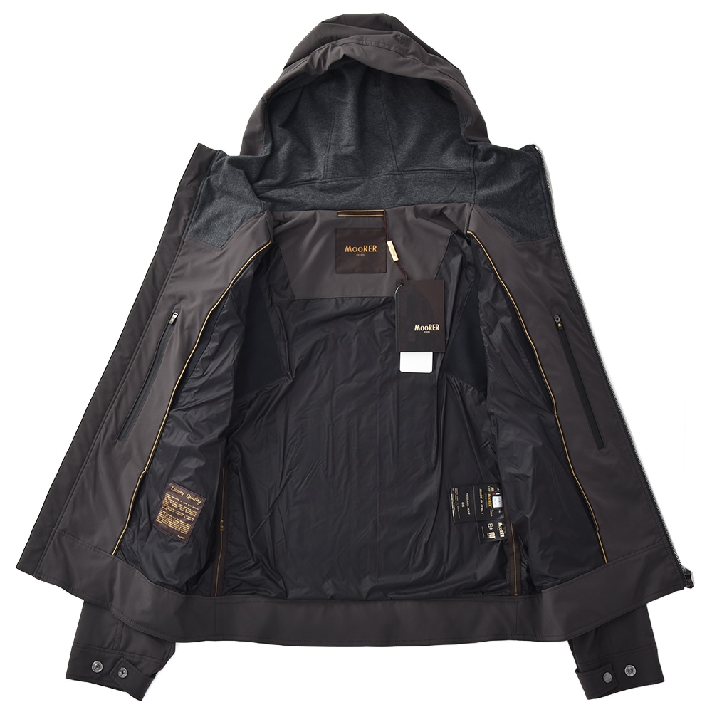 MOORER ムーレー ISOZAKI-KNF ストレッチナイロン×スウェット