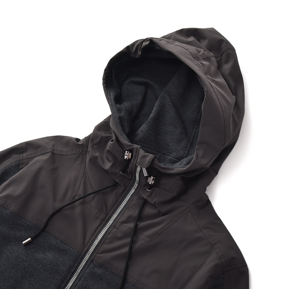 MOORER ムーレー ISOZAKI-KNF ストレッチナイロン×スウェット