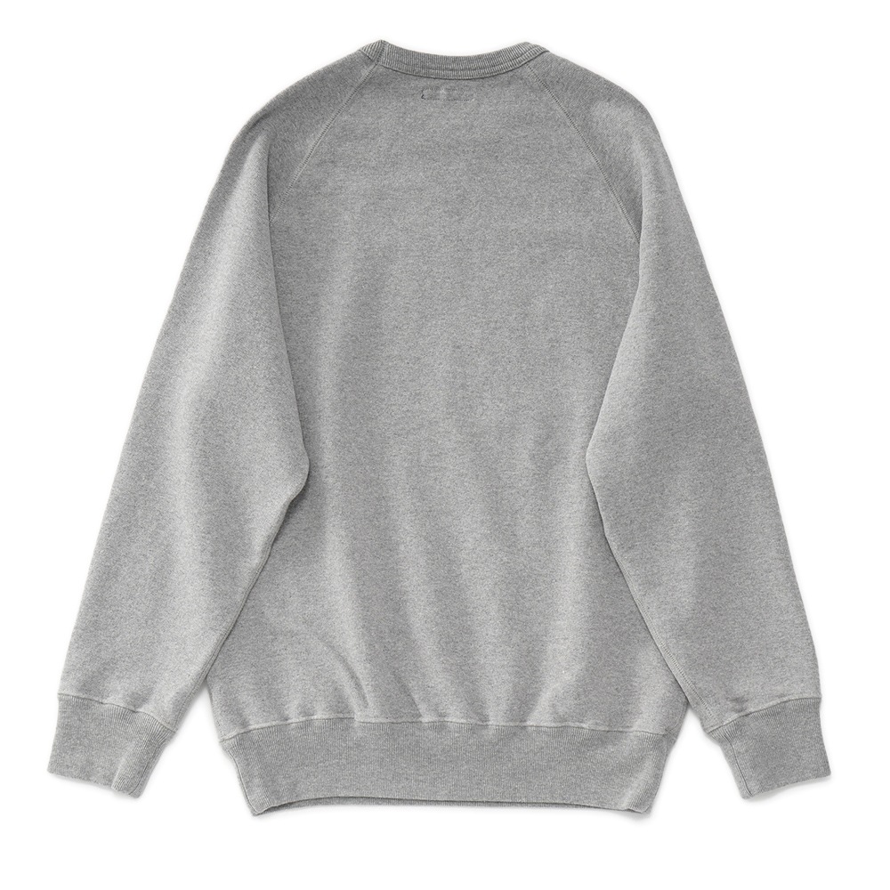 BLUE BLUE ブルーブルー トリプルBLUE BLUE クルーネックスウェットシャツ 1008638 GREY
