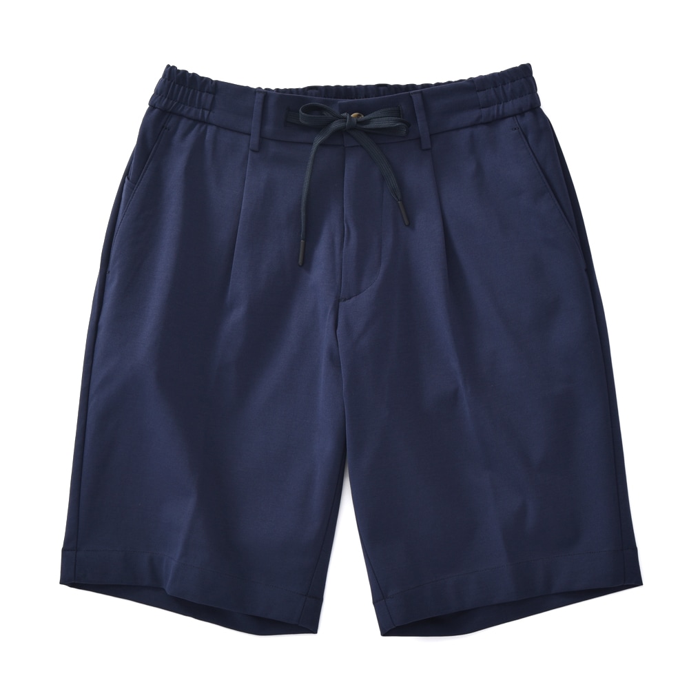 BERWICH ベルウィッチ SAKE 1P GYM SHORT-CN1026X コットンジャージ ショートパンツ NAVY