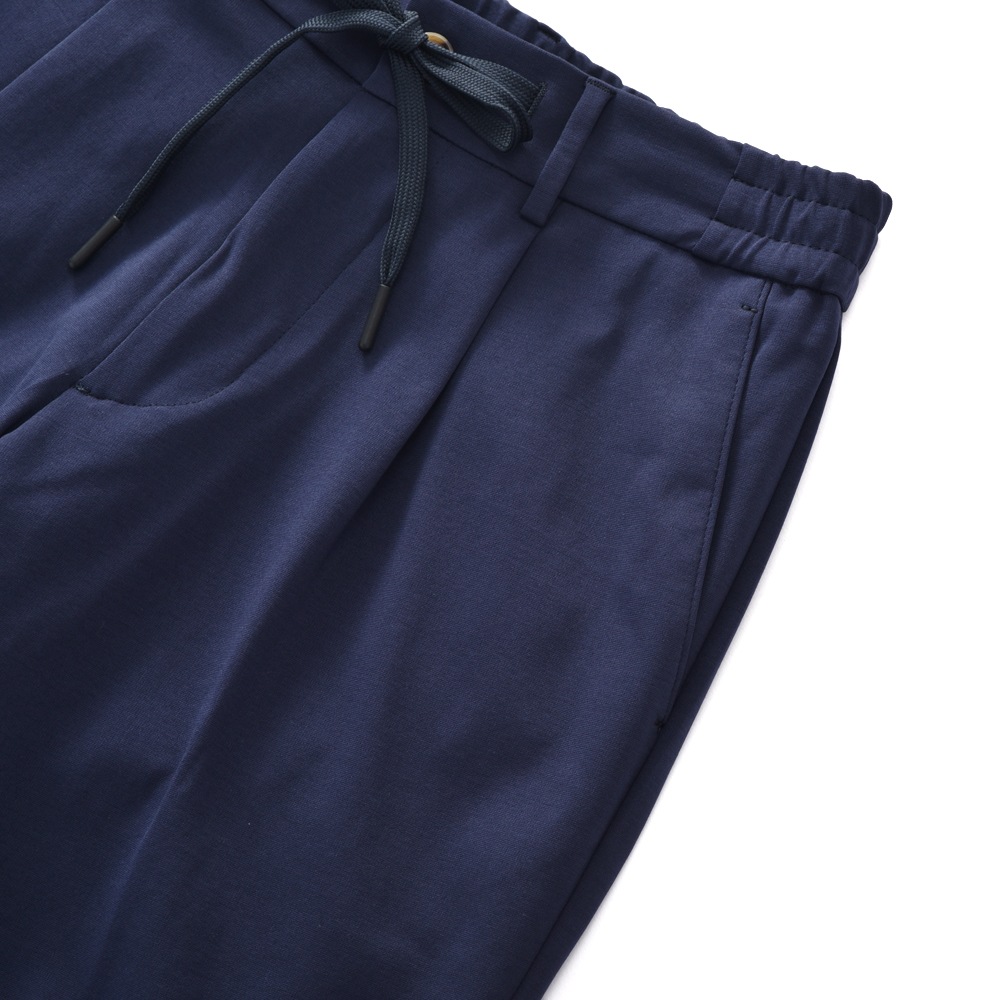 BERWICH ベルウィッチ SAKE 1P GYM SHORT-CN1026X コットンジャージ ショートパンツ NAVY