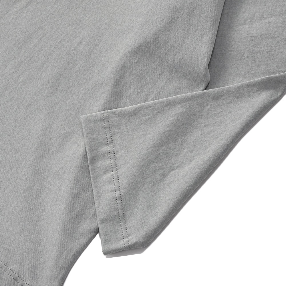 GICIPI ジチピ 2305P CANOCCHIA カノーッキア クルーネックリラックスフィット 9分袖 Tシャツ GRAY