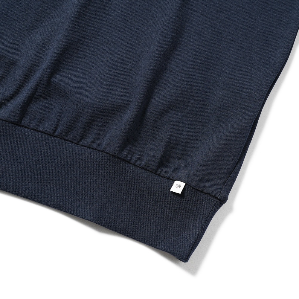 AINTICIPO アンティーチポ NEBBIOLO/SMOOTH スムースコットン クルーネック ショートスリーブTシャツ NAVY